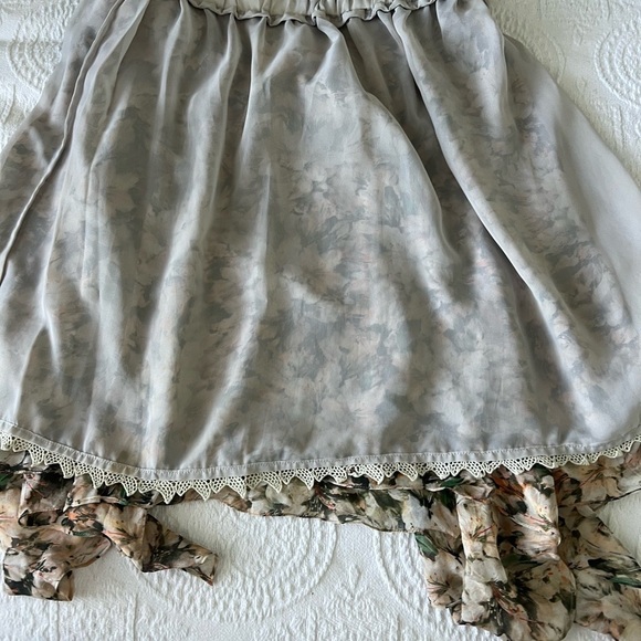 LEIFSDOTTIR Asymmetrical hem floral halter dress size 6. - Picture 8 of 11